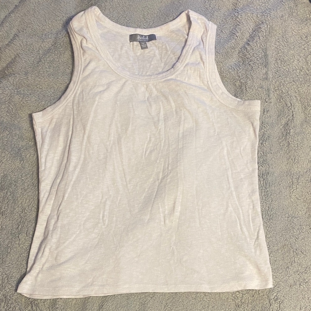 Classic White Tank Top by Marled essentials